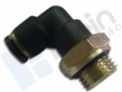 Push-in L-connector