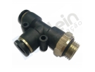 Push-in T Connector Male Side
